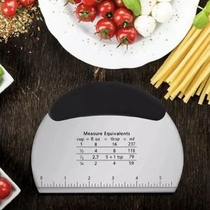 Dough Cake Stainless Steel Kitchen Pizza Flour Tool Cutter Gadget Scraper US